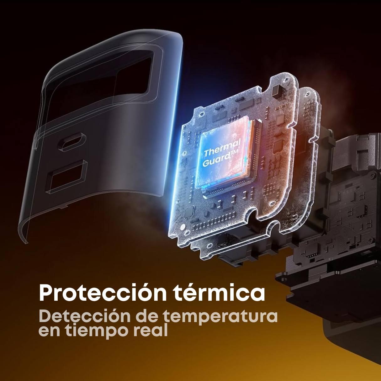 Ugreen Nexode Cargador retráctil tipo C de 65W GaN con cable integrado, carga rápida de 2 puertos para iPhone 17/16/15, Galaxy S25/S24, Pixel 10/9/8, MacBook Air, iPad y más