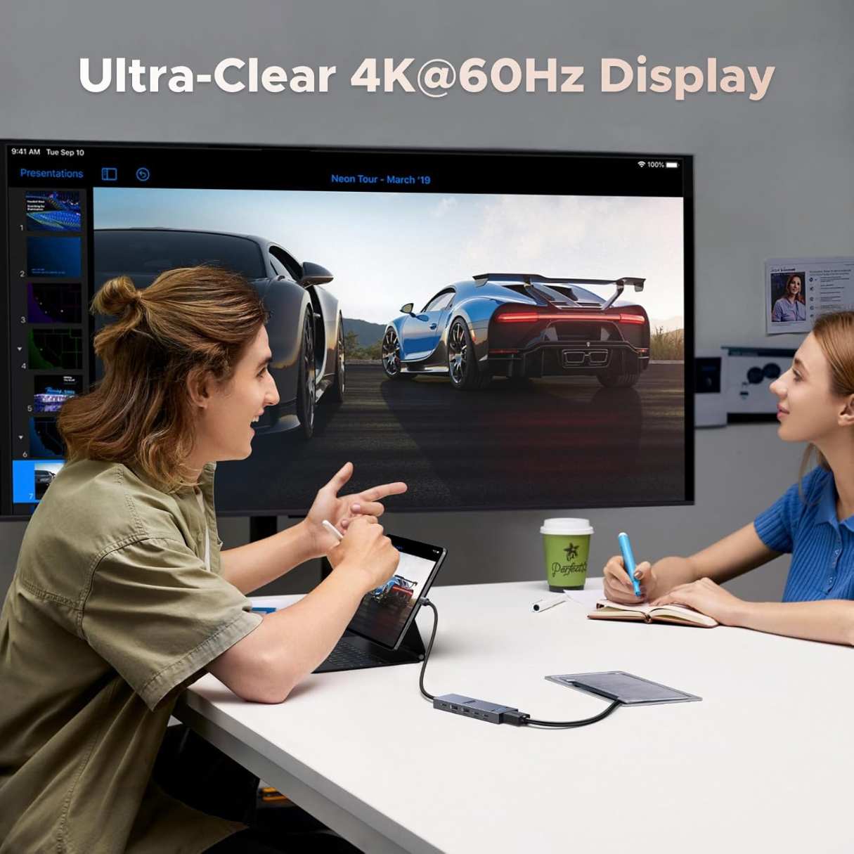 Ugreen Revodok Pro tipo C 6 en 1,10Gbps, 100W para MacBook Pro/Air, iPad Pro, Thinkpad Rog Ally y más