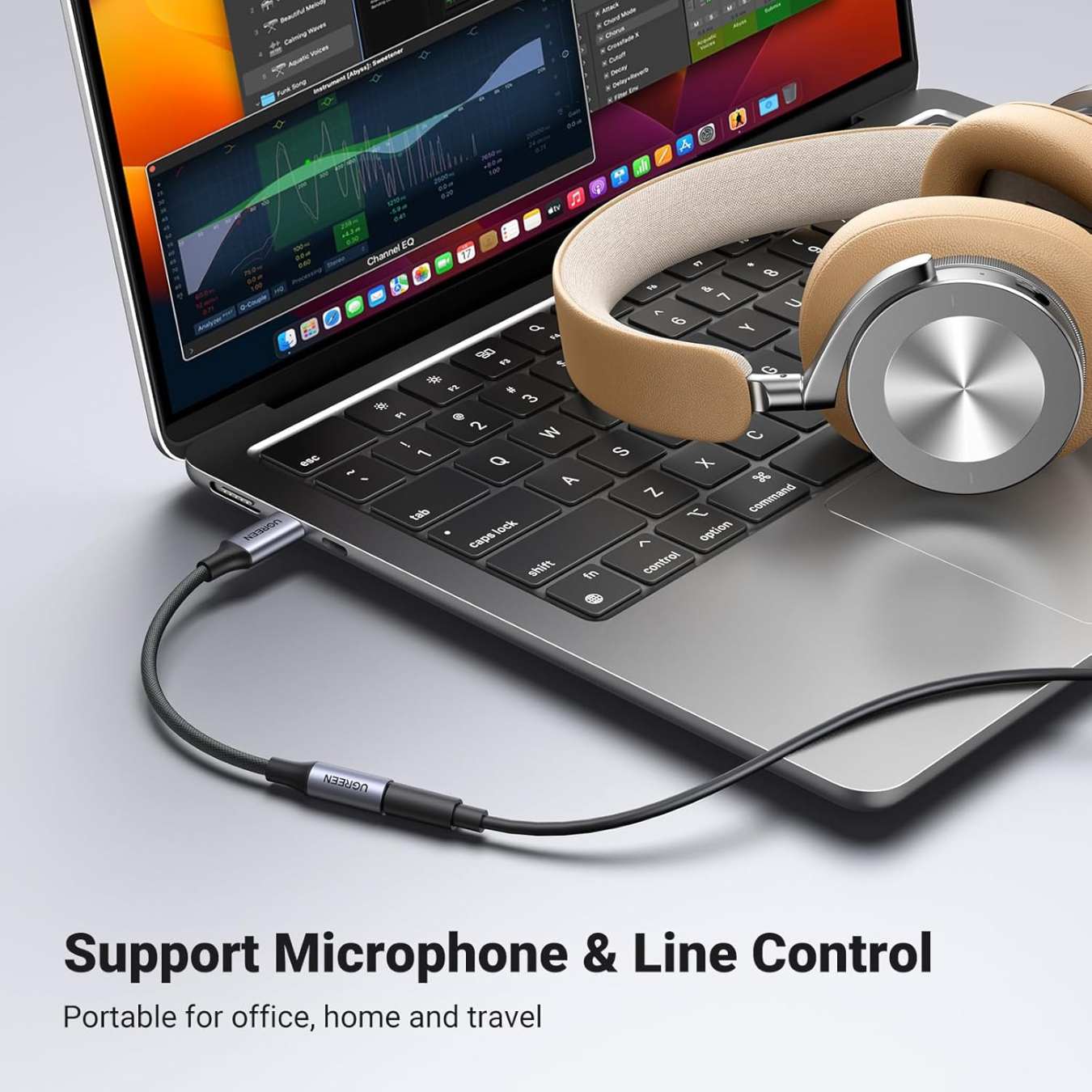 UGREEN Adaptador USB-C a 3.5mm – HiFi DAC