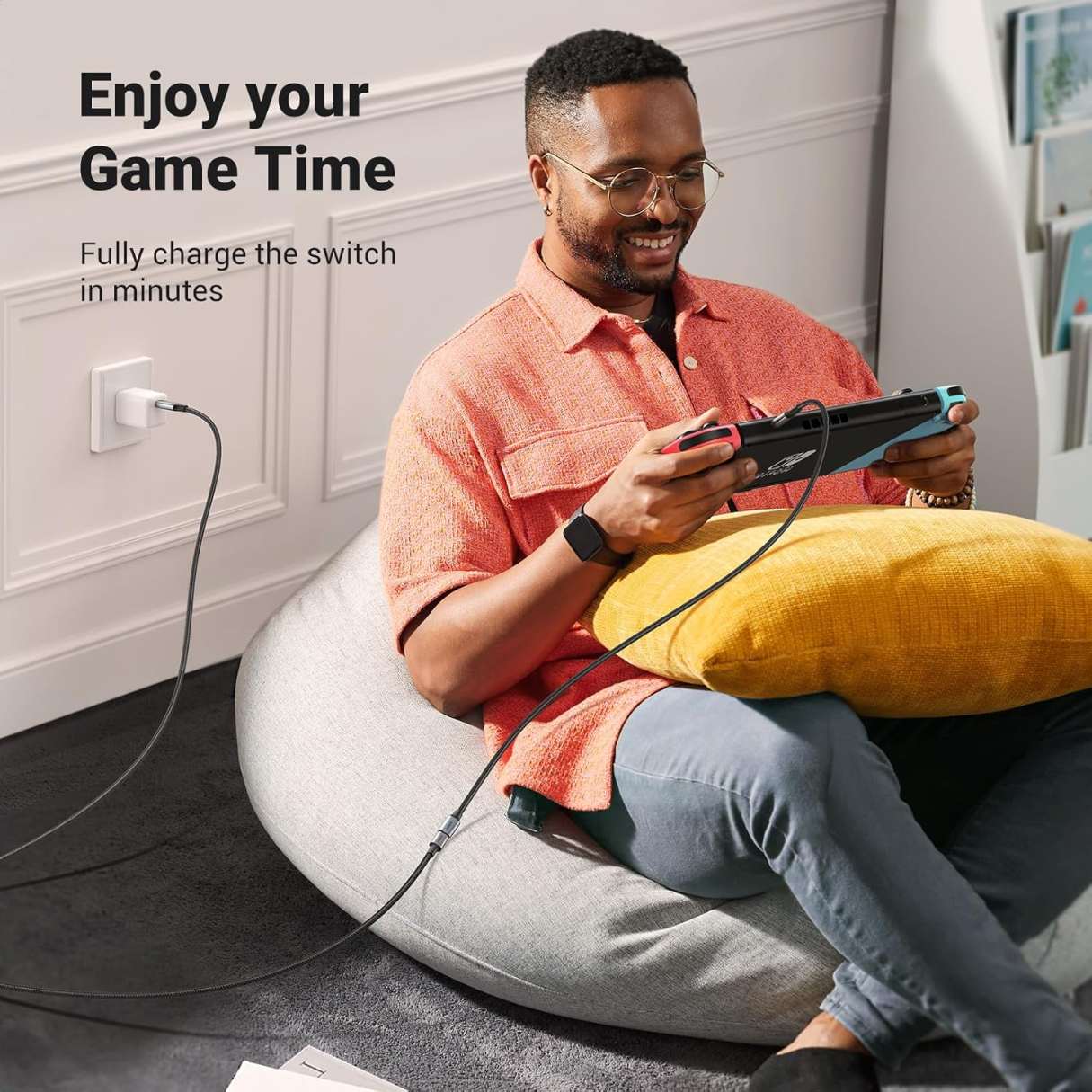 Ugreen Cable de extensión tipo C carga 100W y transferencia 10 Gbps, USB C 3.2, compatible con PSVR2/MacBook Air M2 Pro/ iPad Pro/Magsafe 1M