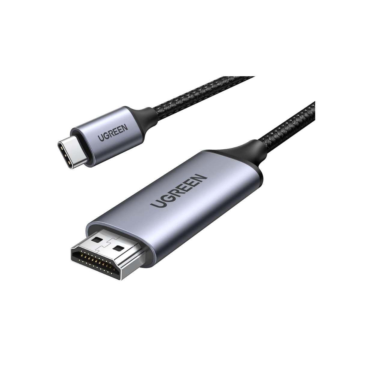 Ugreen Cable USB C a HDMI (4K a 60 Hz) 2M, Thunderbolt 4/3 a HDMI, compatible con MacBook Pro Air iPad Pro, XPS, Galaxy, iPhone 16 ProMax