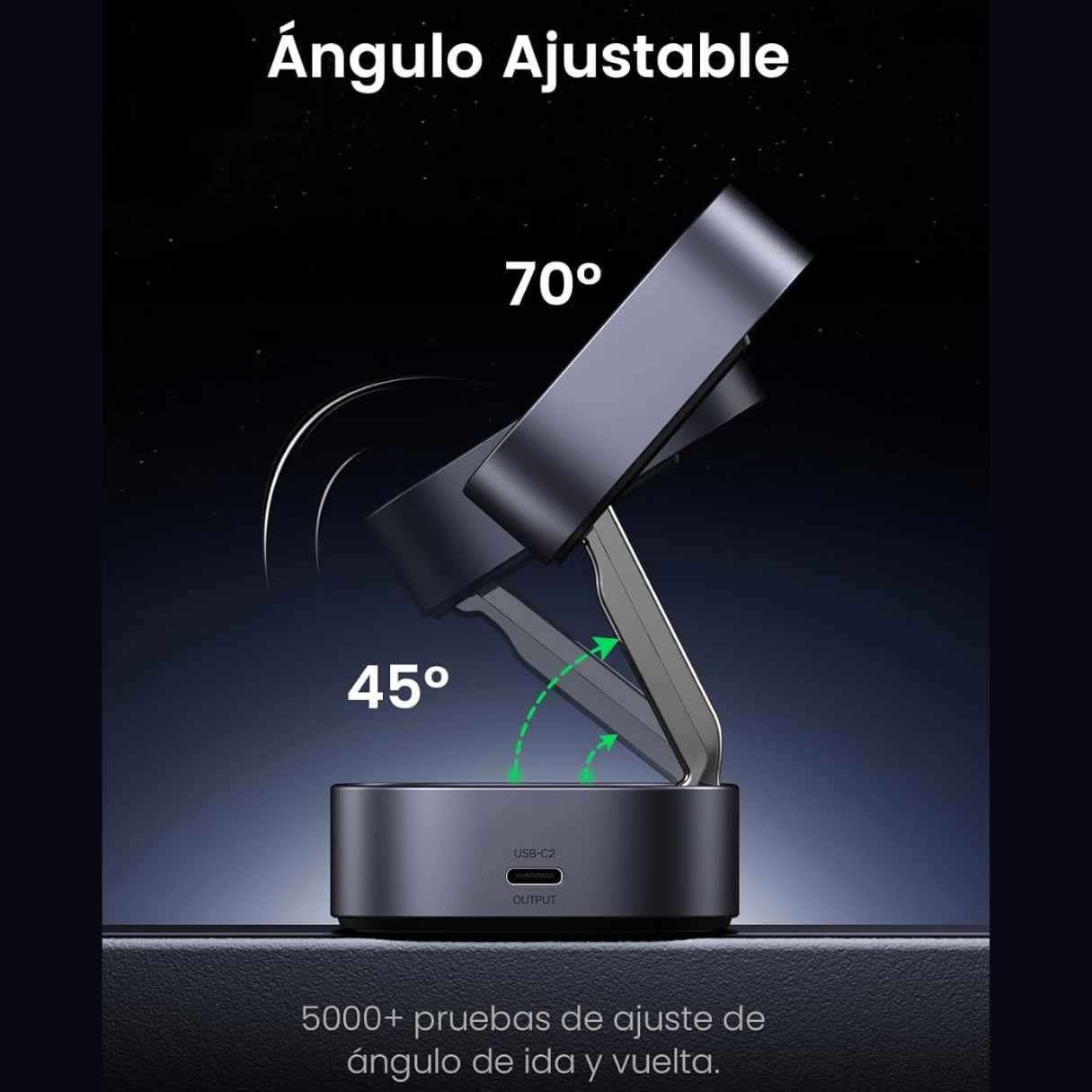 Ugreen estación de carga MagSafe 2 en 1 para iPhone 16, 15, 14, 13, 12, AirPods