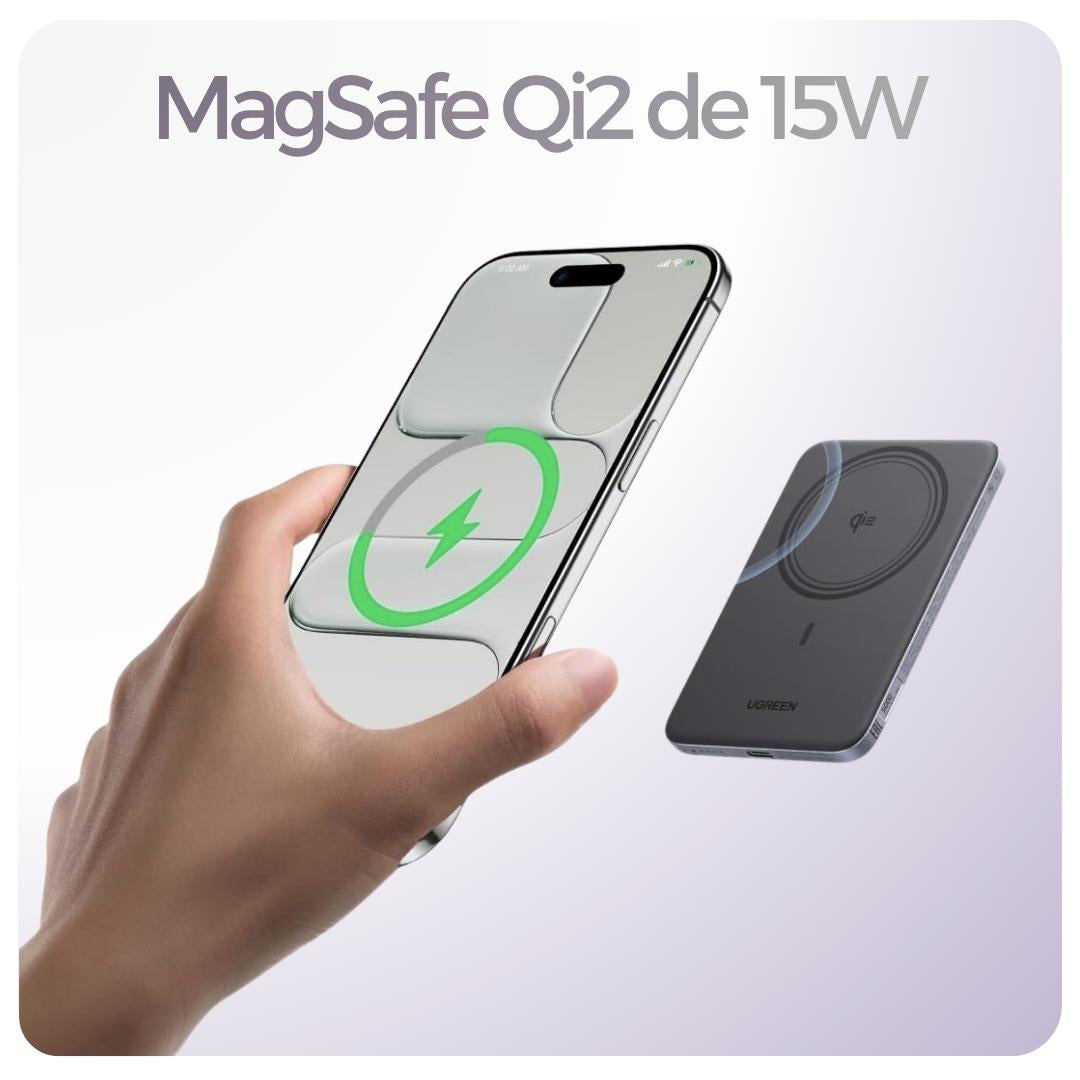 Ugreen Power Bank Slim - MagSafe Qi2 15W