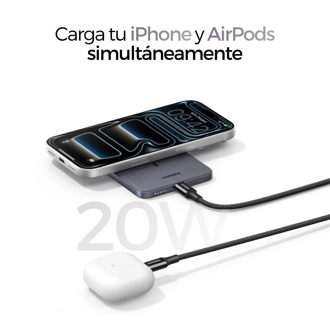 Ugreen Power Bank Slim - MagSafe Qi2 15W