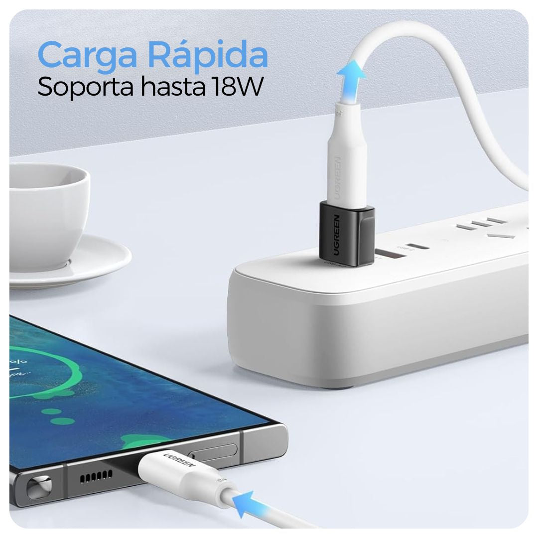 Ugreen Adaptador USB C hembra a USB 3.0 macho - Pack 2