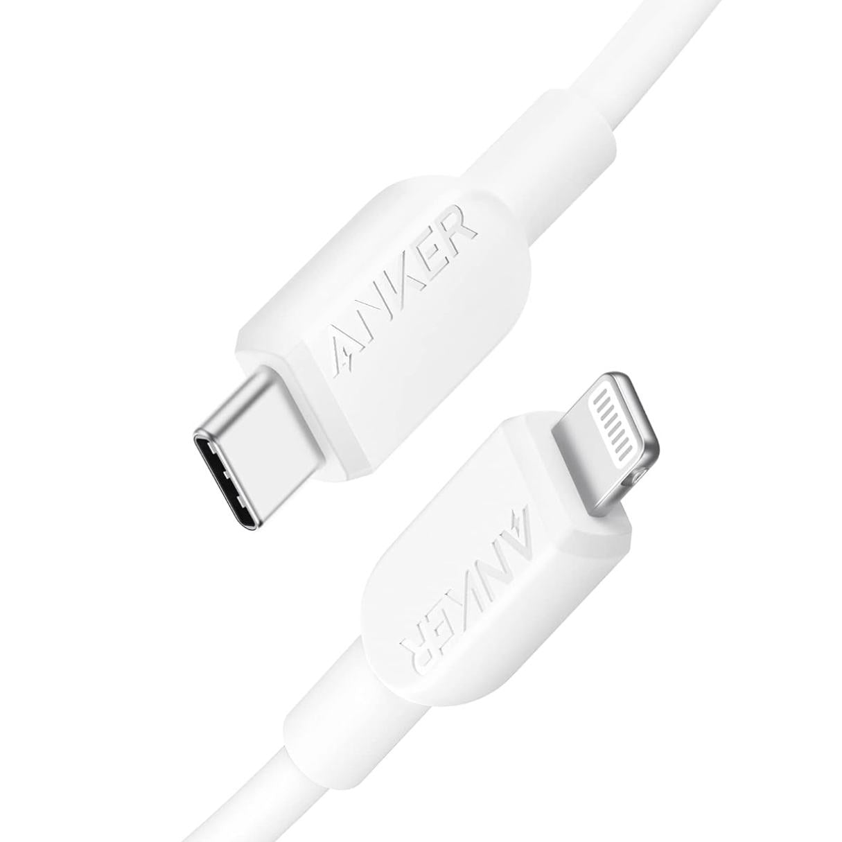 ANKER CABLE USB C - LIGHTNING 1.8M CON CERTIFICACIÓN MFi PARA IPHONE 14/13/12/11/X