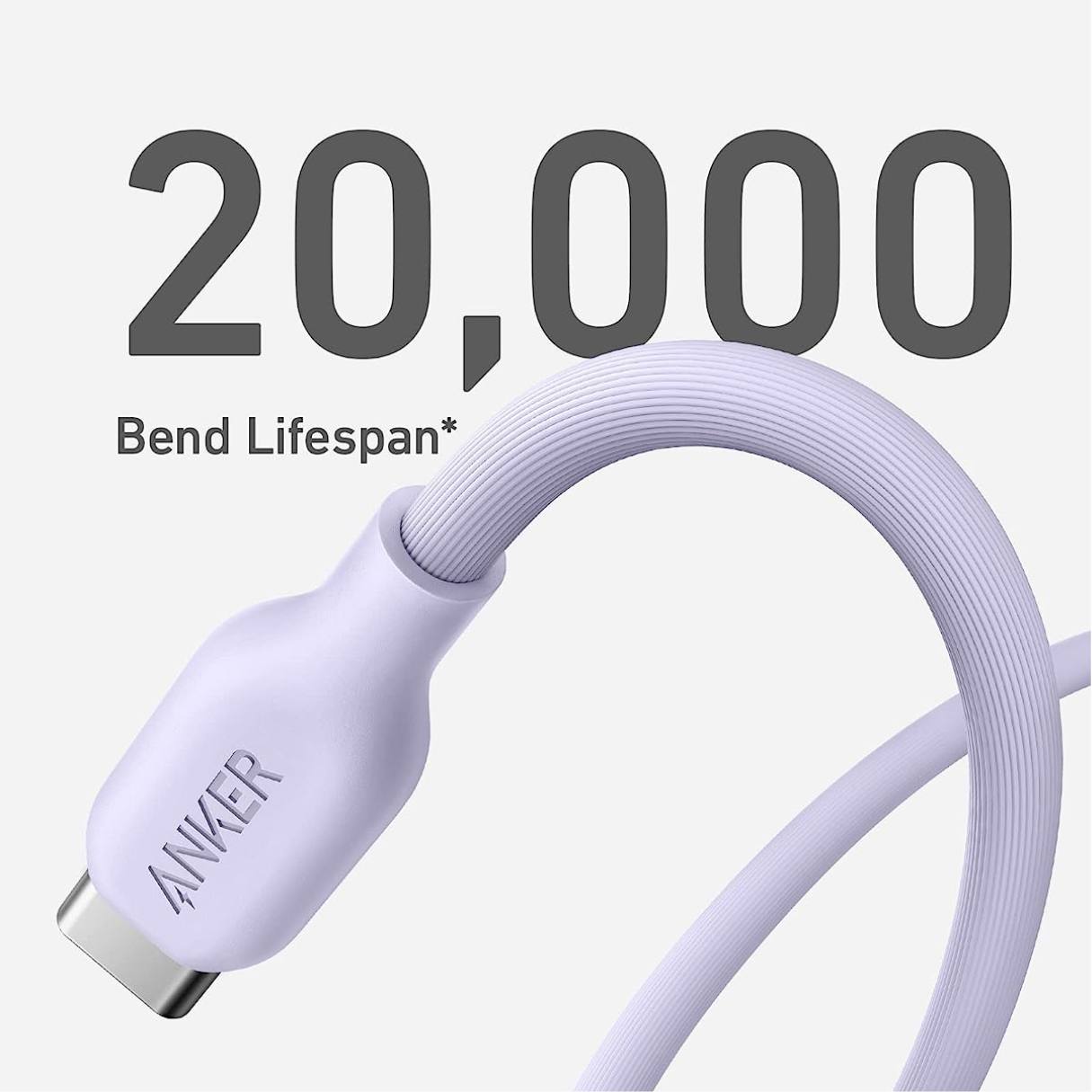 Anker cable tipo C a Lightning con certificación MFi carga rápida para iPhone 14/13/12/11/X 1.8 M