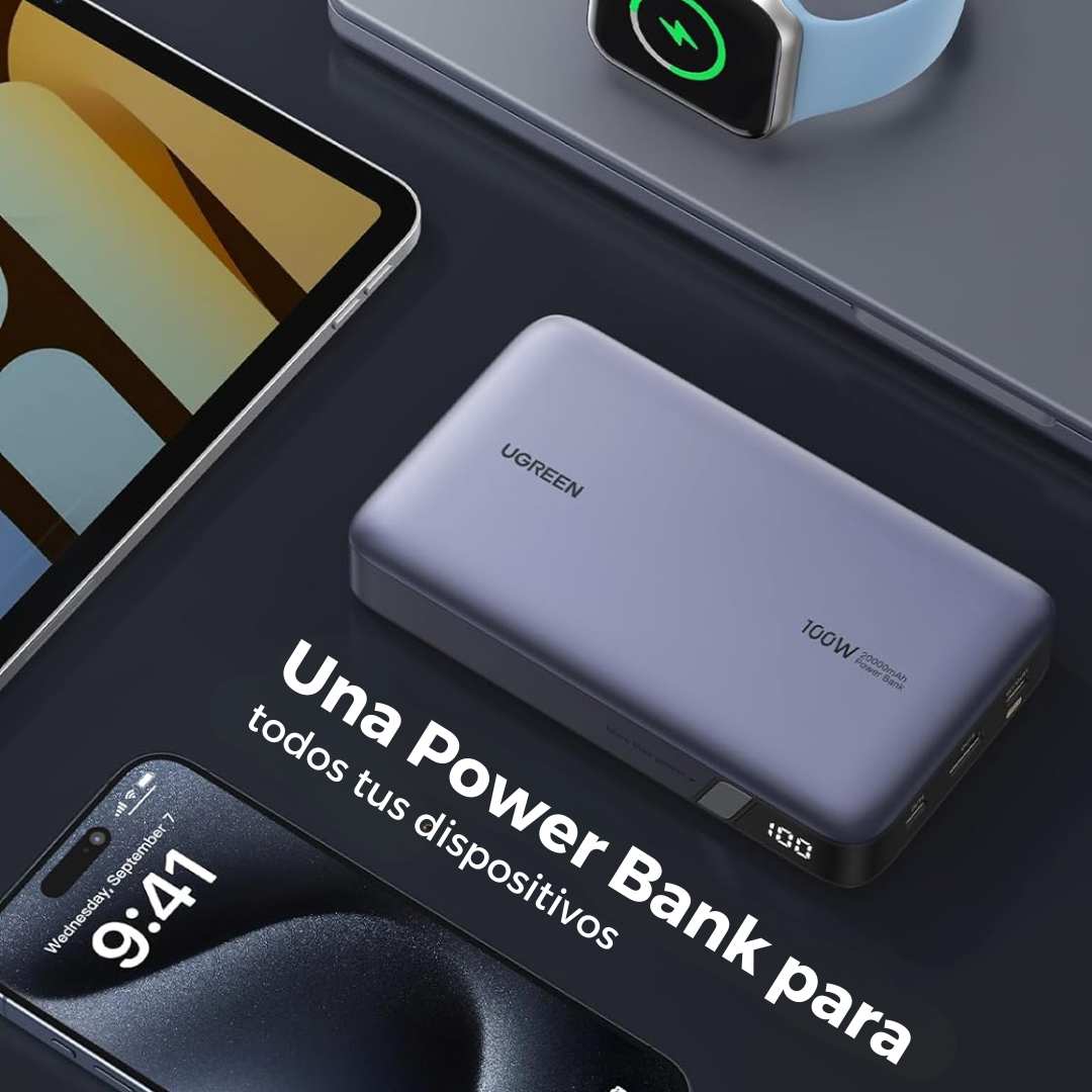 UGREEN Nexode Power Bank 20000 mAh 100W PD