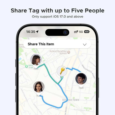 UGREEN FineTrack Localizador tipo llavero para Apple Find My (iOS)