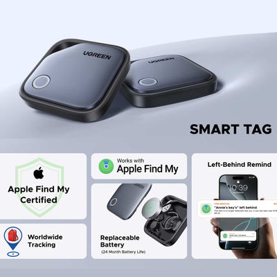UGREEN FineTrack Localizador tipo llavero para Apple Find My (iOS)