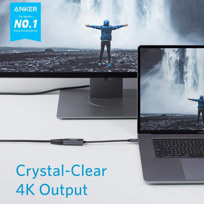 Anker Adaptador tipo C a HDMI 4K (@60Hz), para MacBook Pro, Air, iPad, Pixelbook, XPS, Galaxy y más
