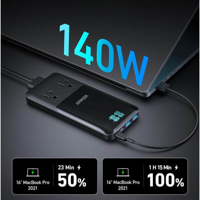 Anker Prime Estación de Carga USB-C 140W – GaN 6 en 1
