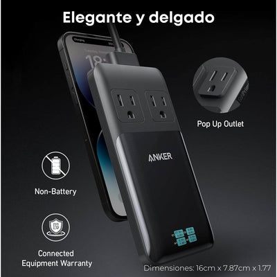 Anker Prime Estación de Carga USB-C 140W – GaN 6 en 1