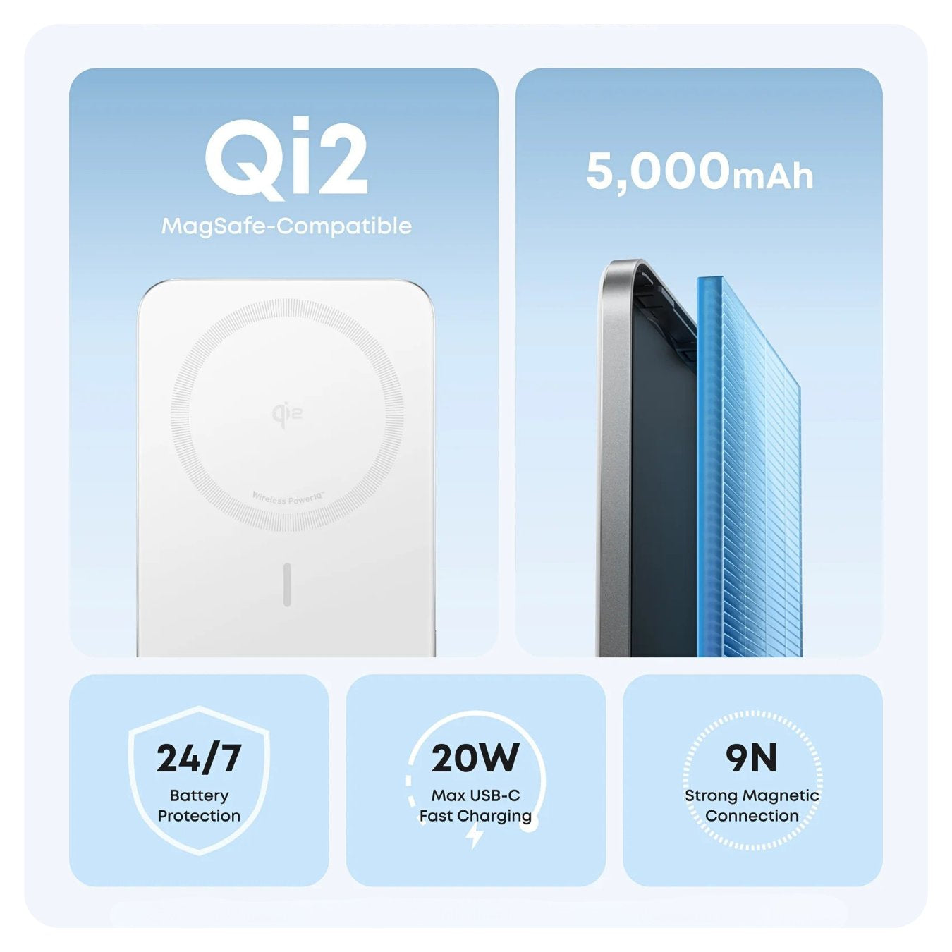 Anker Nano Power Bank - Qi2 15W