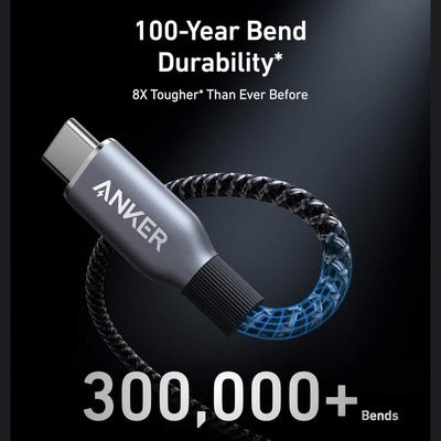 Anker Prime Cable USB-C a USB-C 240W – Ultra Resistente