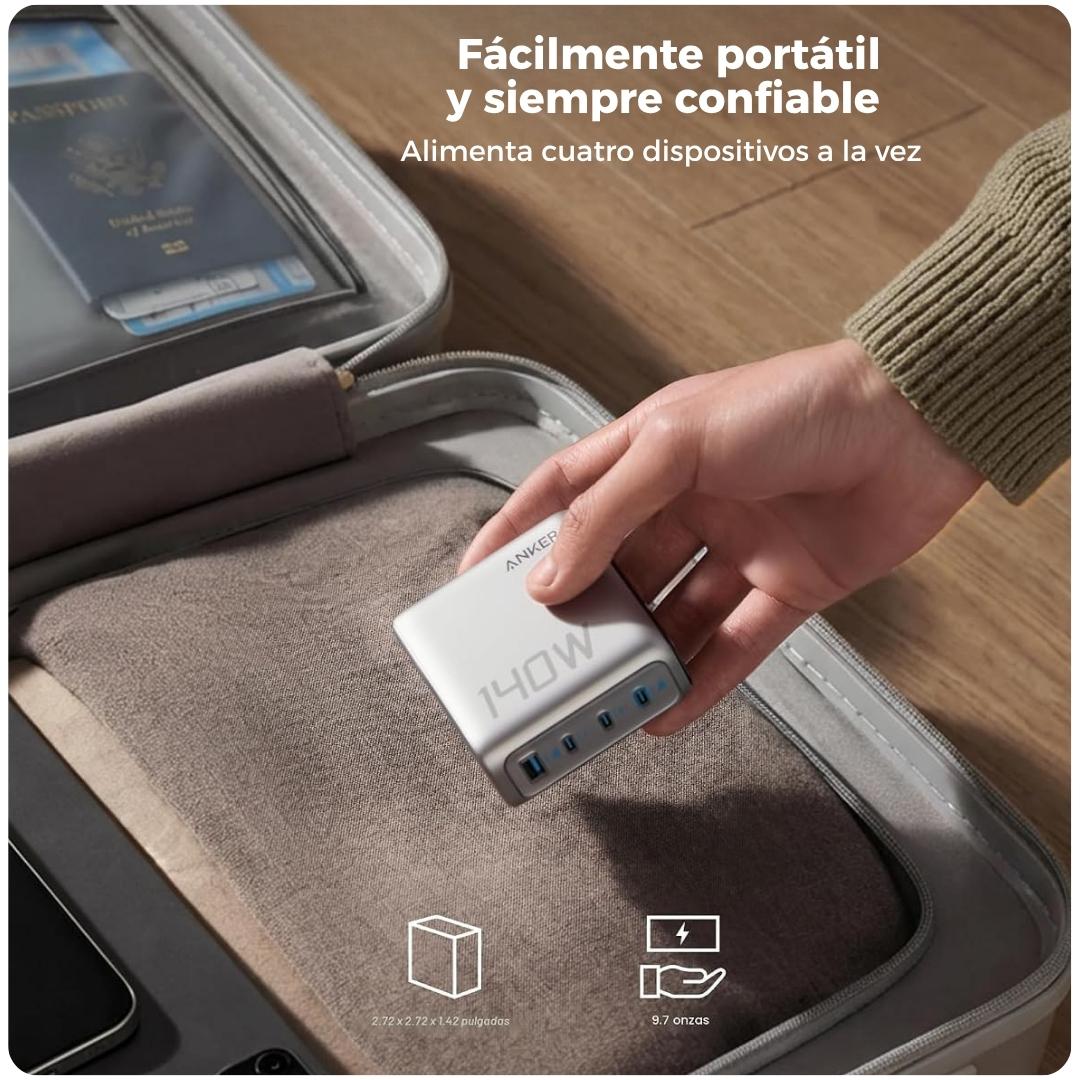 Anker Cargador inteligente 140W PD