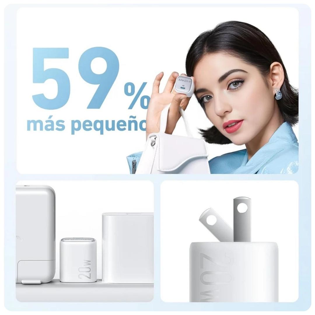 Anker Zolo cargador de 20W PD - Blanco
