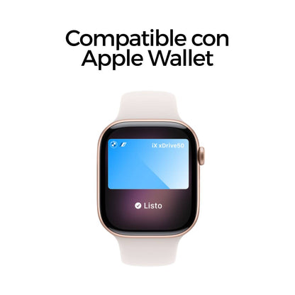 Apple Watch SE 3 (GPS) de 40mm con caja de aluminio Starlight con correa deportiva beige