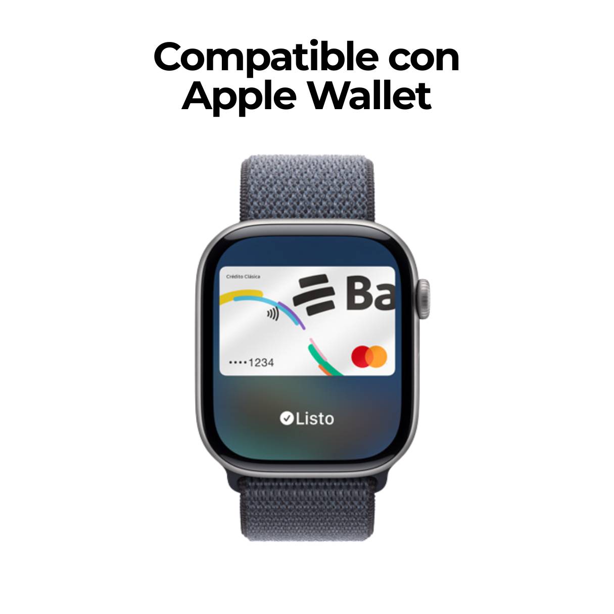 Apple Watch Series 11 de 42mm con caja de aluminio Space Gray con correa deportiva negra