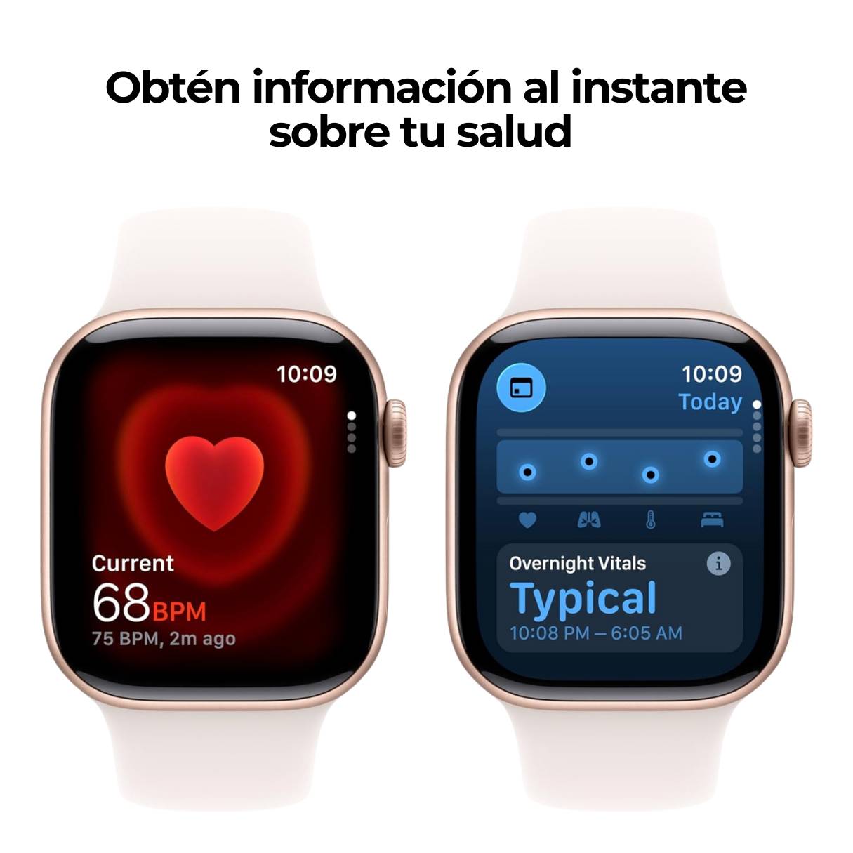 Apple Watch Series 11 de 42mm con caja de aluminio Rose Gold con correa deportiva rubor claro