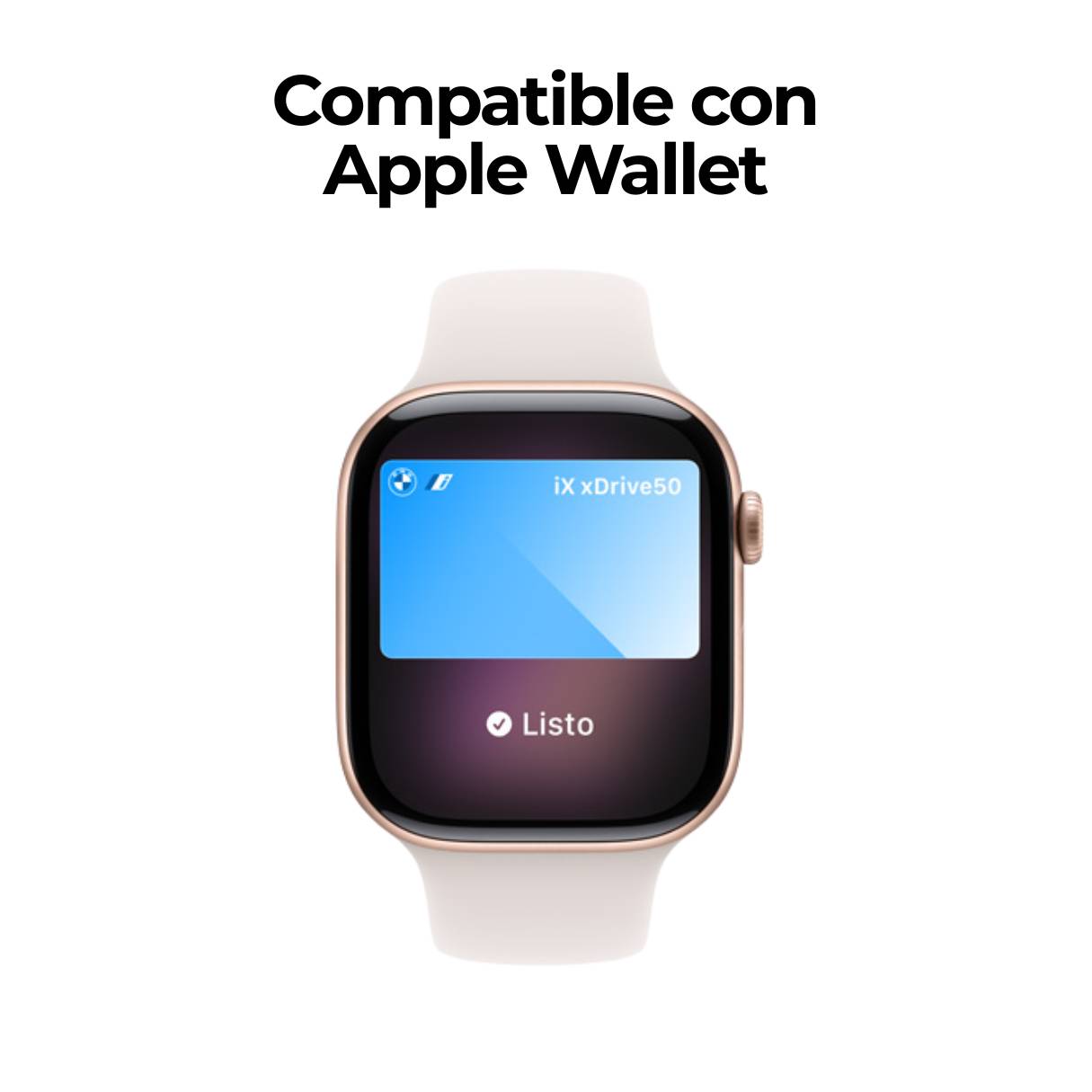 Apple Watch Series 11 de 42mm con caja de aluminio Rose Gold con correa deportiva rubor claro