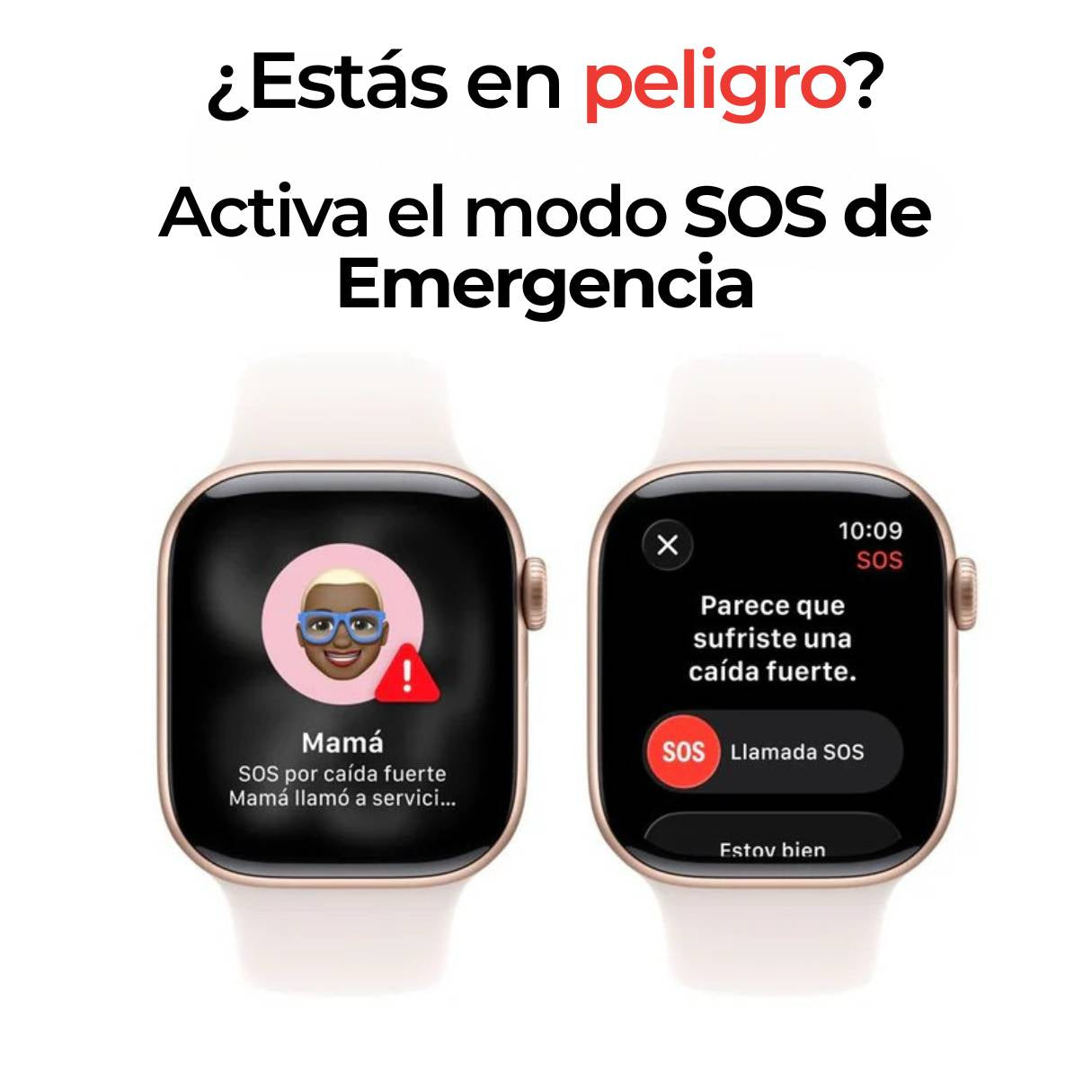 Apple Watch Series 11 de 42mm con caja de aluminio Rose Gold con correa deportiva rubor claro