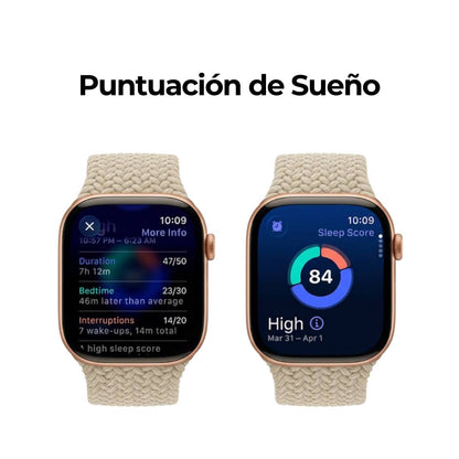 Apple Watch Series 11 de 42mm con caja de aluminio Rose Gold con correa deportiva rubor claro