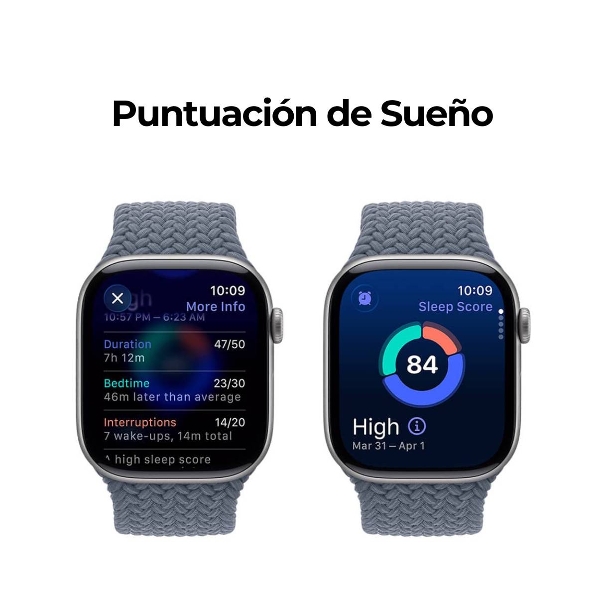 Apple Watch Series 11 con caja de aluminio negro azabache con correa deportiva negra