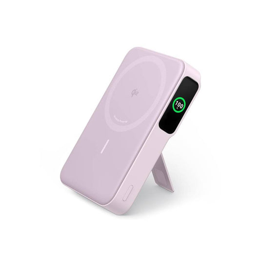 Anker MagGo Power Bank MagSafe carga rápida de 15W, con certificación Qi2, 10000 mAh, pantalla inteligente y soporte plegable para iPhone 17/16/15/14/13/12