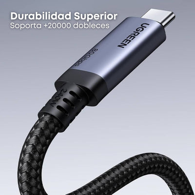 UGREEN Cable USB-C a USB-C 240W USB4 Gen4 80Gbps – 1M