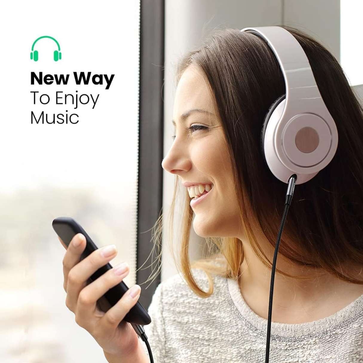 UGREEN Cable Lightning a 3.5mm – Certificado MFi