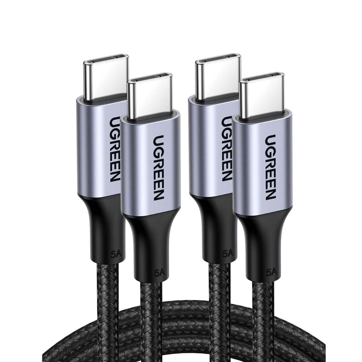 Ugreen cable tipo C de 100W carga rápida para lapto, tablet, Switch, iPad, Samsung/iPhone 16/15