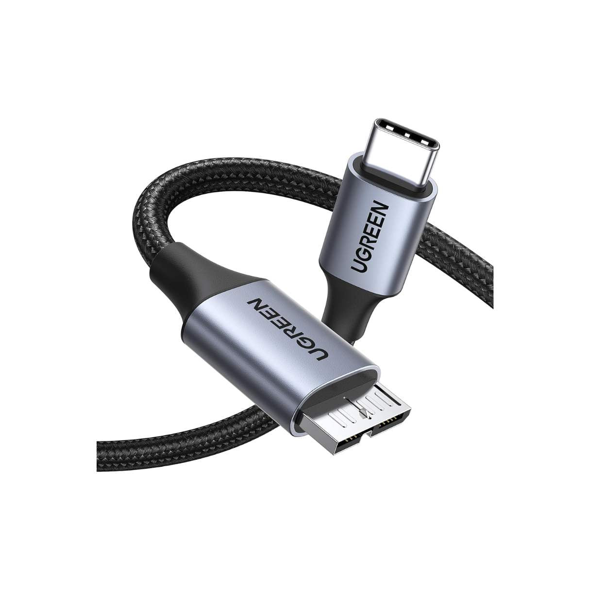 UGREEN Cable Micro B a USB-C – 10Gbps para Disco Duro Externo