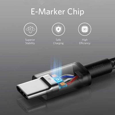Anker Cable Pack 2  USB-C a USB-C 100W 1.8M
