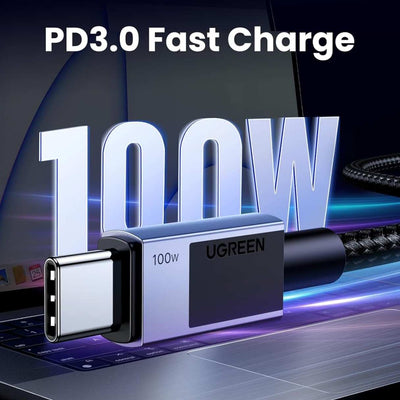UGREEN Cable USB-C a USB-C 100W