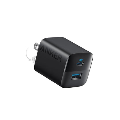 Anker Cargador compacto de 2 puertos de 33W con enchufe plegable para iPhone serie 17/16, Galaxy y más