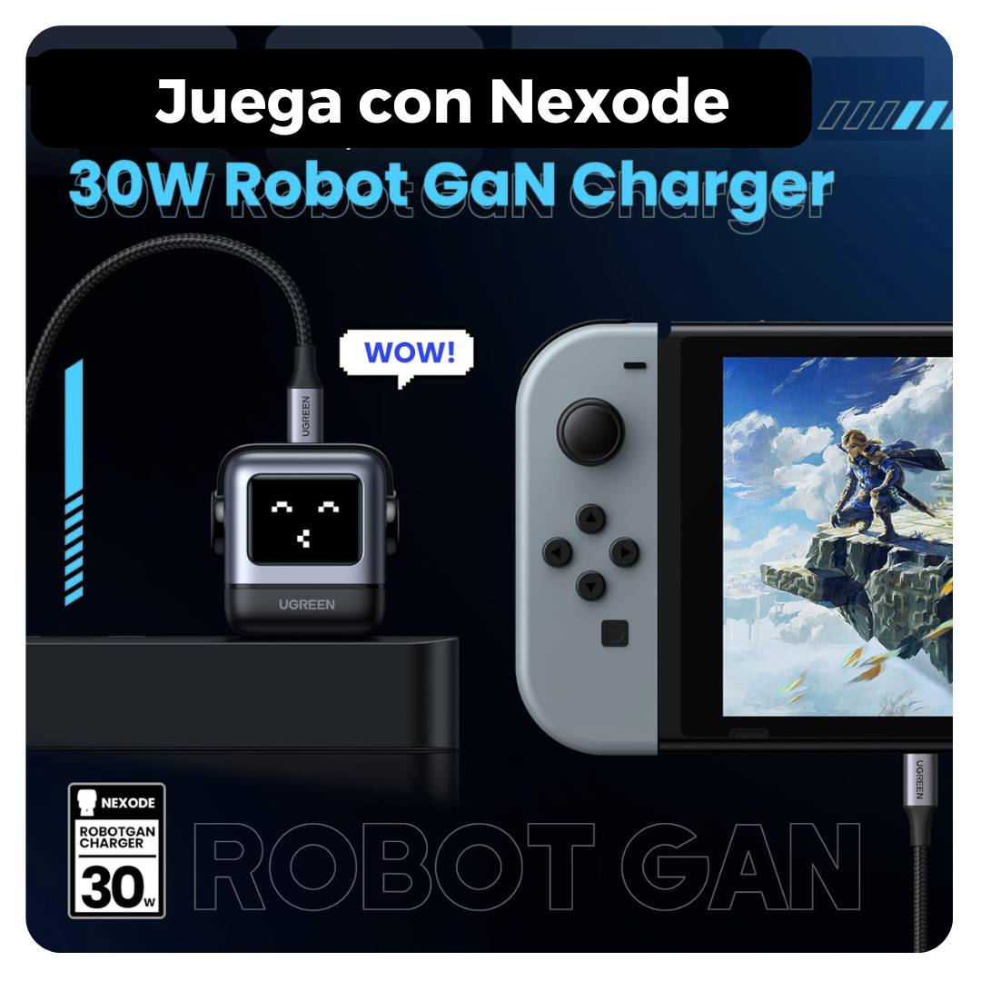 UGREEN Nexode Robot Cargador USB-C 30W PD