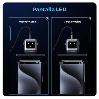 UGREEN Nexode Robot Cargador USB-C 30W PD