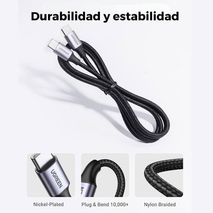 Ugreen cargador de vehículo 30W carga rápida 2 puertos para iPhone/Samsung Galaxy