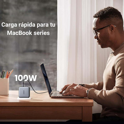 UGREEN Nexode Cargador GaN USB-C 100W – 4 Puertos