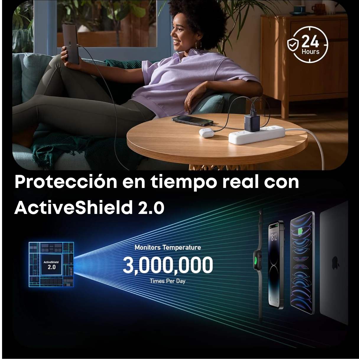 Anker Prime Cargador USB-C 67W PPS – 3 Puertos