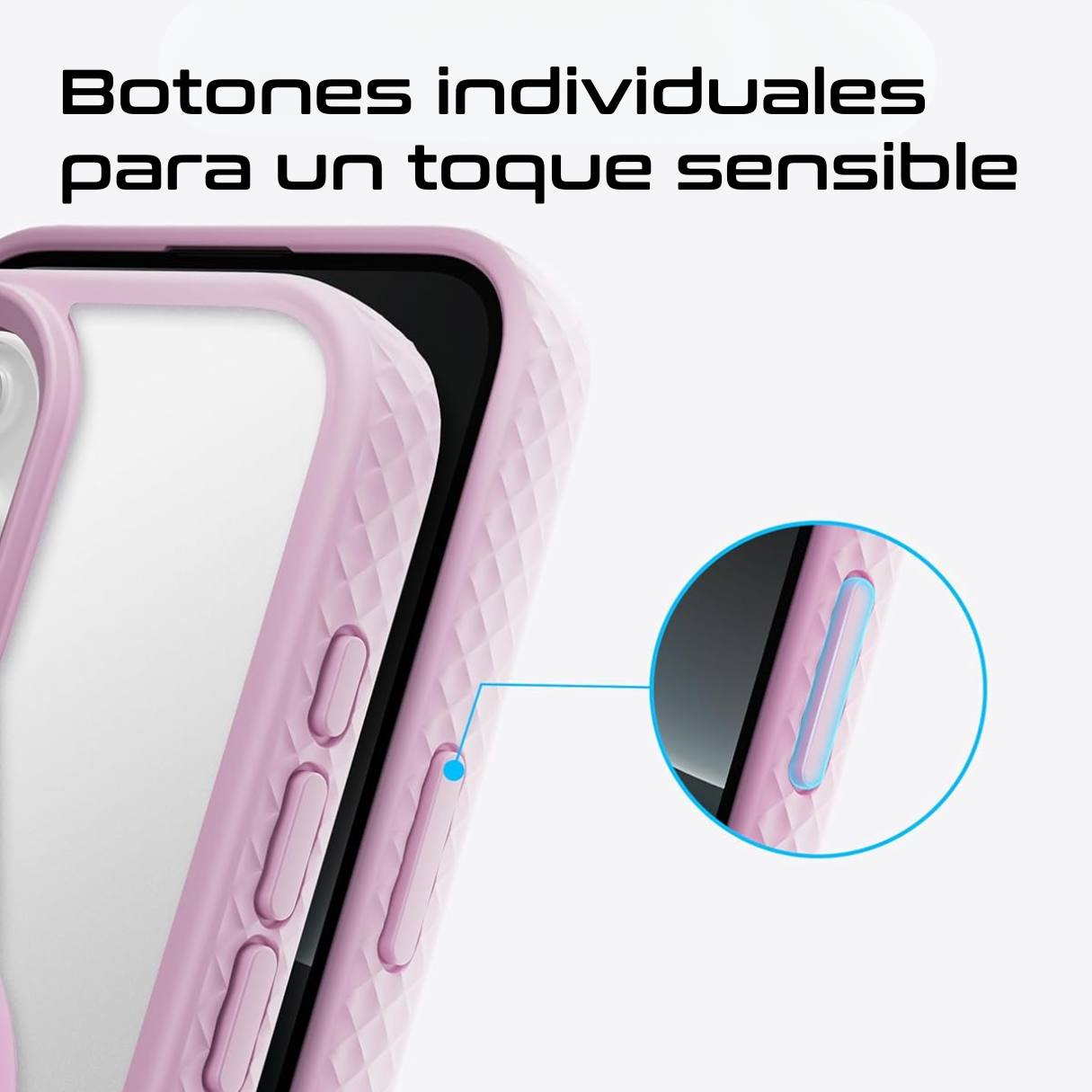 Anker Funda MagSafe para iPhone 16 Pro Max translúcida textura contra caídas de grado militar, delgada, resistente, duradera