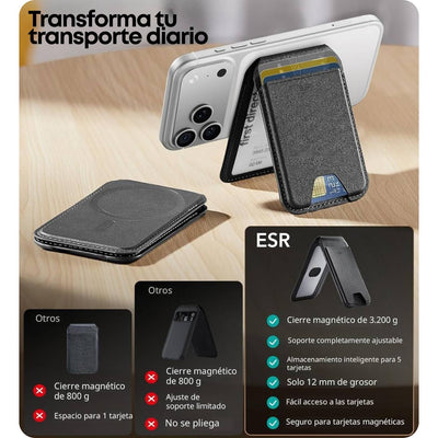 ESR - Billetera MagSafe protección RFID