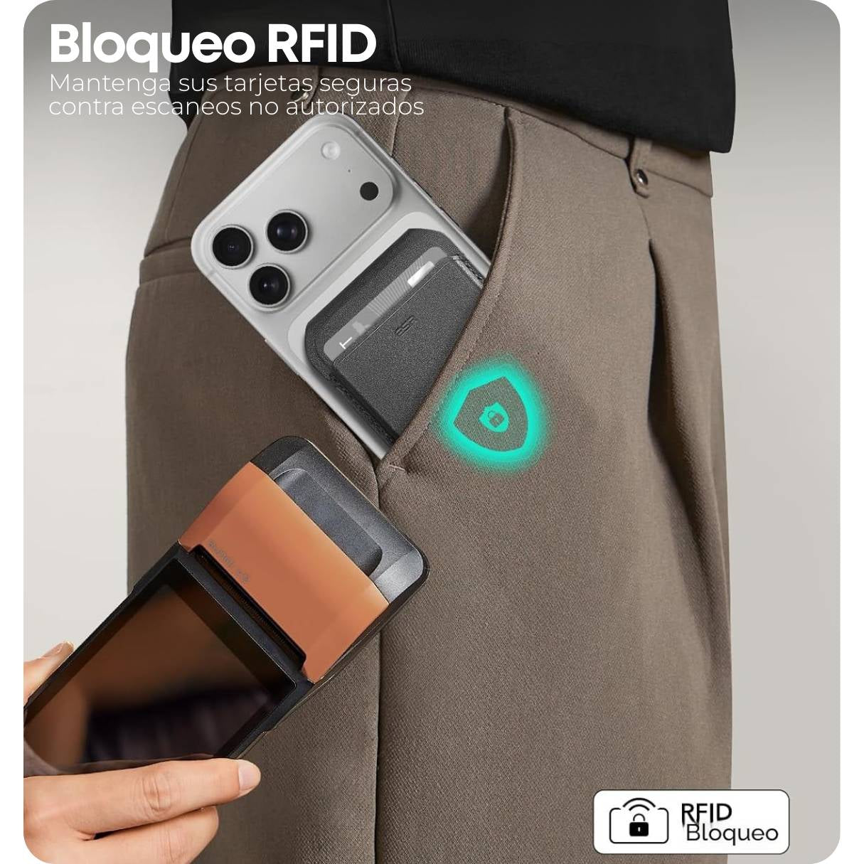 ESR - Billetera MagSafe protección RFID