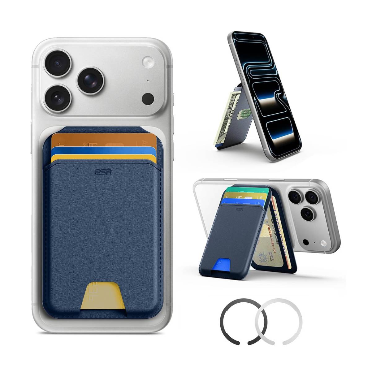 ESR - Billetera MagSafe protección RFID