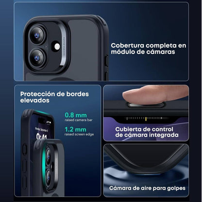 ESR Funda para iPhone 17 MagSafe, protección de grado militar 3X, funda color negro mate