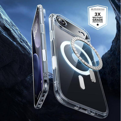 ESR Funda para iPhone 17 Air, control de cámara, compatible con MagSafe, protección de grado militar a prueba de golpes, funda transparente