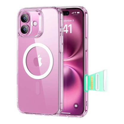 Funda ESR para iPhone 16 con MagSafe, protección de grado militar 3X, compatible con carga Qi2, funda transparente