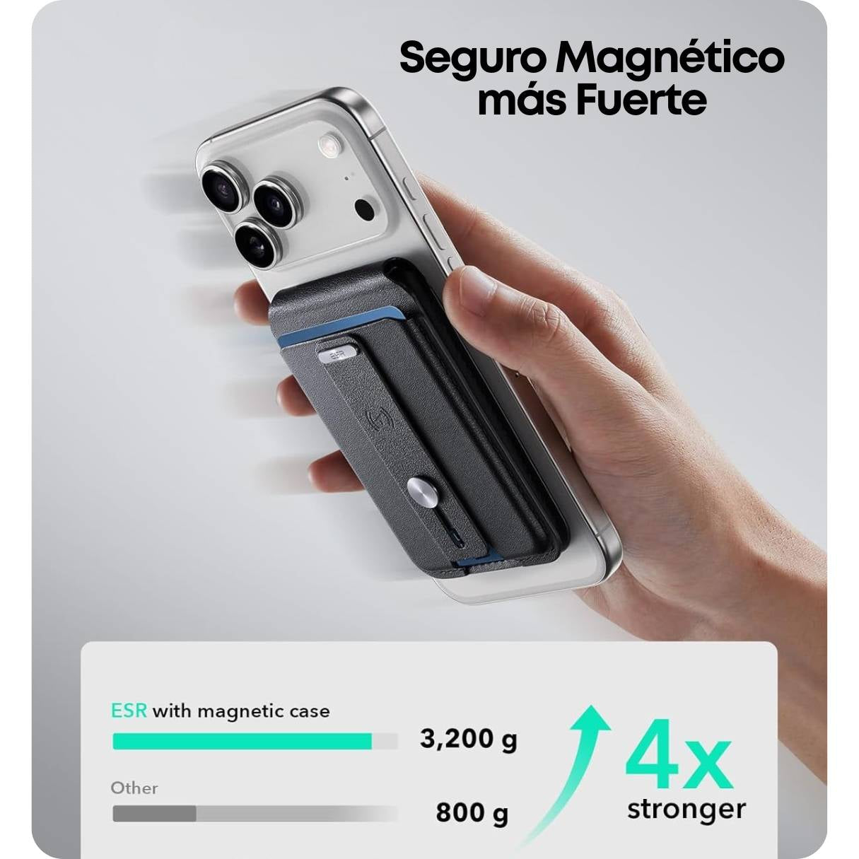 ESR Geo HaloLock - Billetera MagSafe con Find My