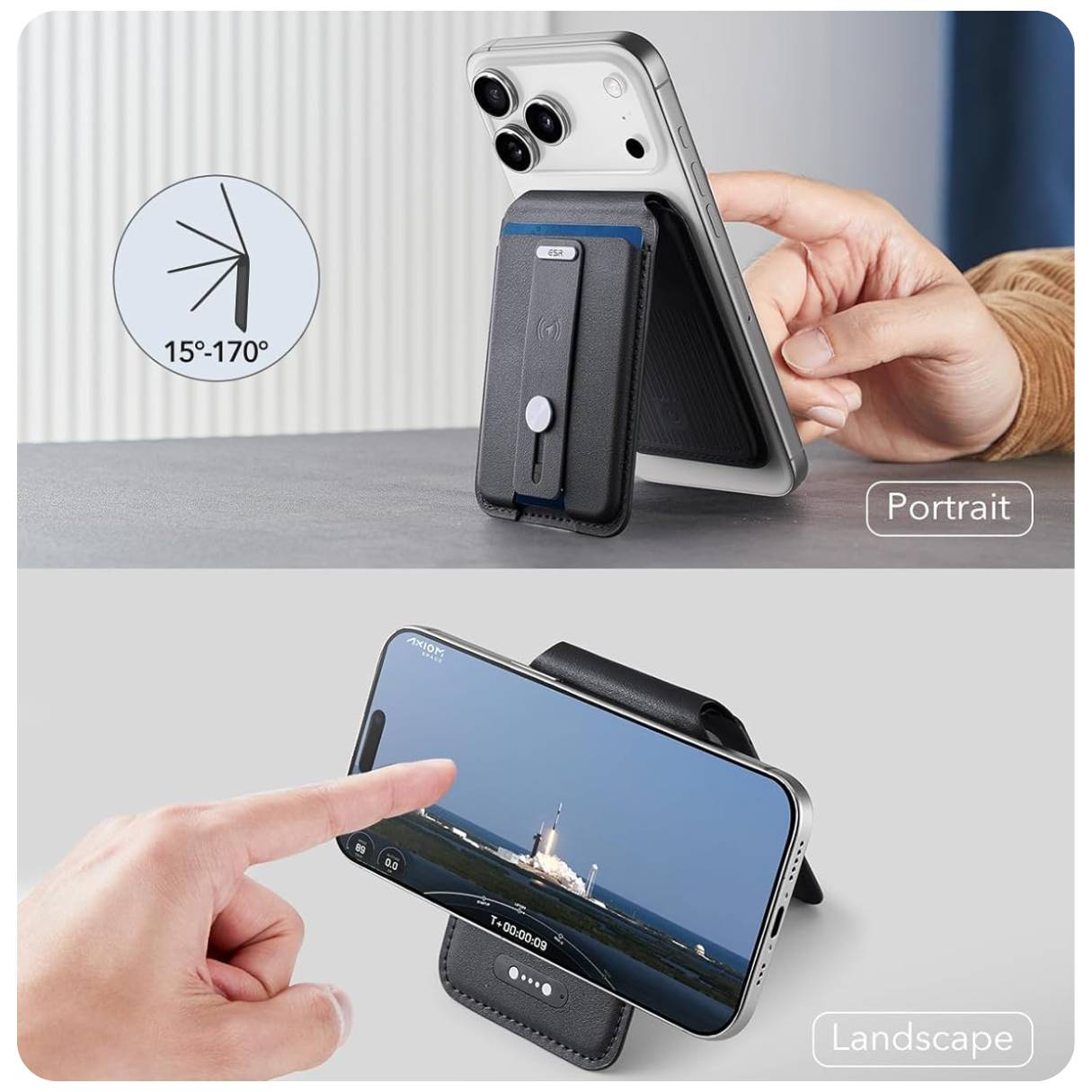 ESR Geo HaloLock - Billetera MagSafe con Find My